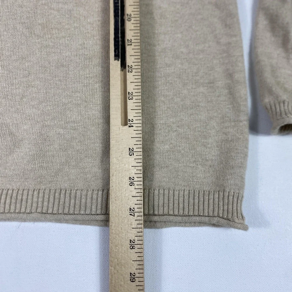 Saturdays New York City Sweater Mens Large Beige Cashmere‎ Blend Crew Neck